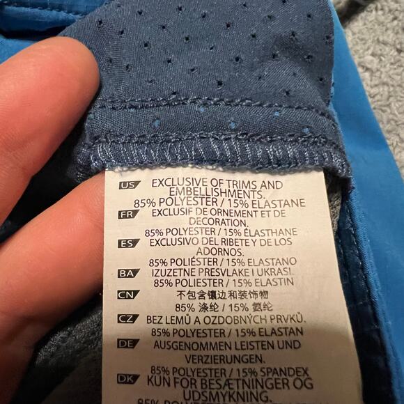 5.11 Tactical Shorts Mens 34 Board Shorts Beach Swim Trunks Unlined Stretch Blue - Picture 9 of 10